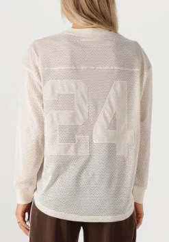 gebroken wit haute l'amitié tops & t-shirts drift ls sports blouse