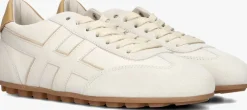 gebroken wit hogan lage sneakers h693 allacciato h