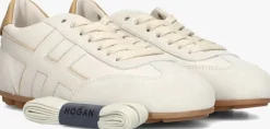 gebroken wit hogan lage sneakers h693 allacciato h