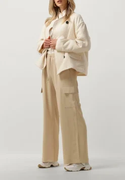 gebroken wit ruby tuesday jack maya long double breasted coat