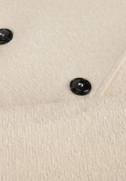 gebroken wit ruby tuesday jack maya long double breasted coat