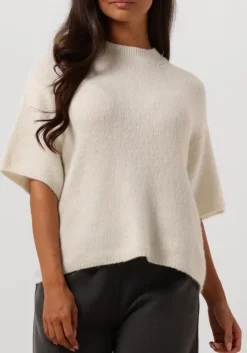 gebroken wit second female trui wanda knit o-neck
