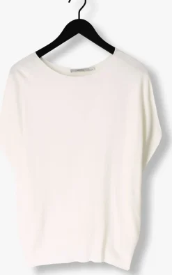 gebroken wit summum top oversized knitted top viscose blend knit