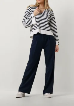 gebroken wit summum trui oversized sailor sweater nautical knit