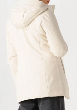 gebroken wit woolrich jack firth down parka