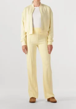 gele house of gravity broeken tailored trousers