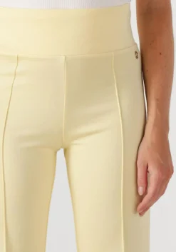 gele house of gravity broeken tailored trousers