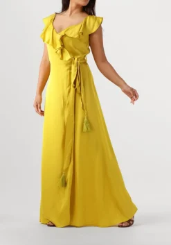 gele nema maxi jurk n162