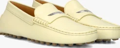 gele tod's mocassins gommino 22l baffo metallo