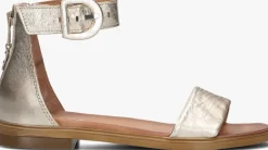 gouden ayana platte sandalen m05060