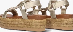 gouden blasz platte sandalen cls14351