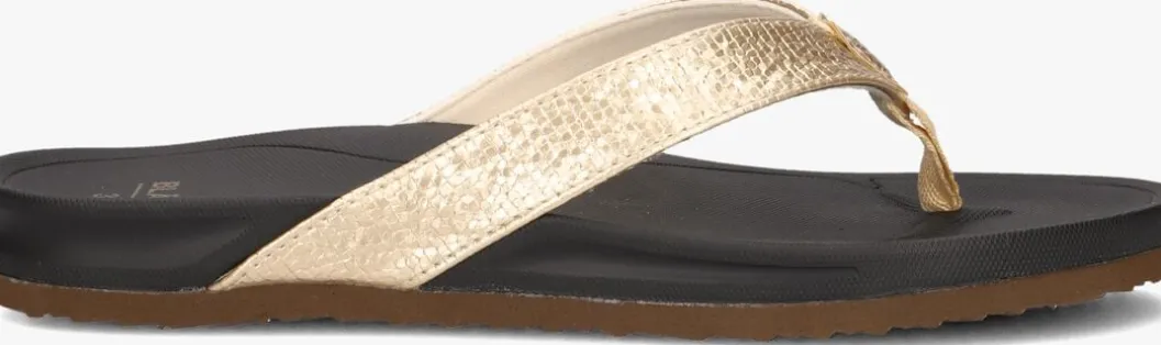 gouden blasz teenslippers bella 2402