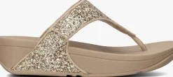 gouden fitflop teenslippers lulu glitter toe-post