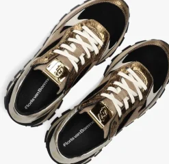 gouden floris van bommel sneakers sfw-10098 blokki