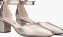 gouden gabor sandalen met hak 340