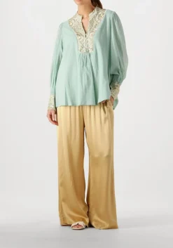 gouden greek archaic kori wijde broek 110092