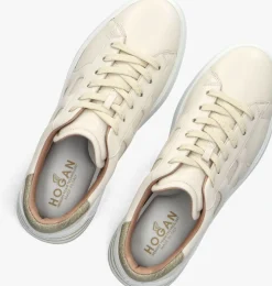 gouden hogan lage sneakers rebel h564 allacciato