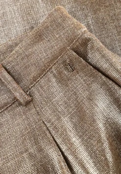 gouden ibana wijde broek pessy shimmery