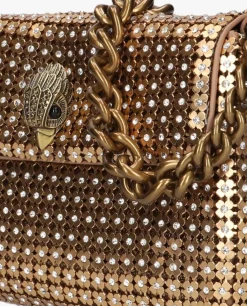 gouden kurt geiger london schoudertas sm party flower shoulder