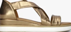 gouden lina locchi sandalen met hak l1387
