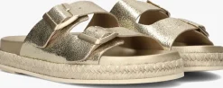 gouden lina locchi slippers met 2 gesp slipper espa zool