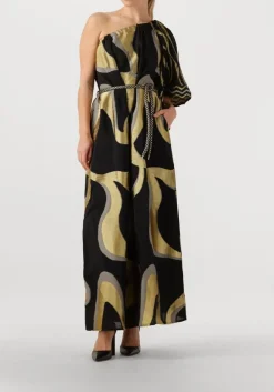 gouden nema maxi jurk n109
