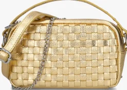 gouden núnoo schoudertas lyra metallic