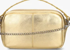 gouden núnoo schoudertas lyra metallic