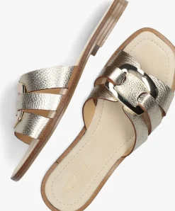 gouden notre-v slippers 22718