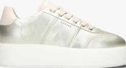 gouden nubikk lage sneakers elise wing