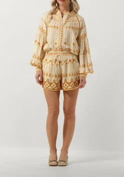 gouden scarlett poppies korte broek pam