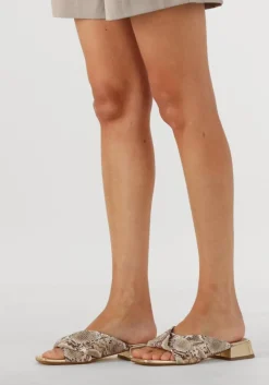 gouden stefano lauran slippers siena