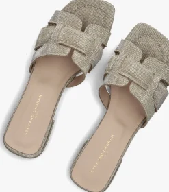 gouden stefano lauran slippers 24050