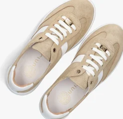 gouden unisa lage sneakers futiel