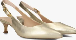 gouden unisa slingbacks ibon