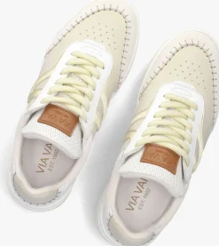 gouden via vai lage sneakers sam olivia