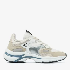 gouden via vai lage sneakers vesper due