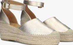 goudkleurig ayana espadrilles yu689
