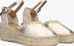 goudkleurig ayana espadrilles omo25yu814