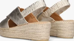 goudkleurig ayana sandalen met hak omo25yu817