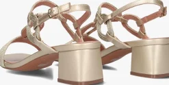 goudkleurig bibi lou sandalen met hak 856z94hg