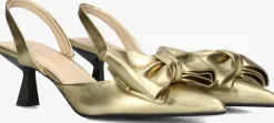 goudkleurig blasz slingbacks daw0798