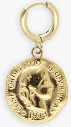 goudkleurig bonnie studios bedels queen pendant