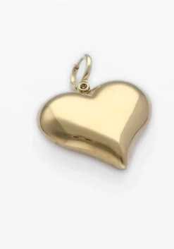 goudkleurig bonnie studios bedels heart pendant