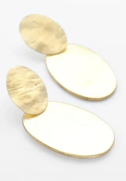 goudkleurig lott. gioielli oorbellen closed oval s