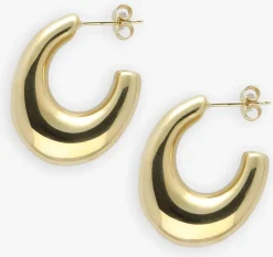 goudkleurig lott. gioielli oorbellen classic creole deluxe