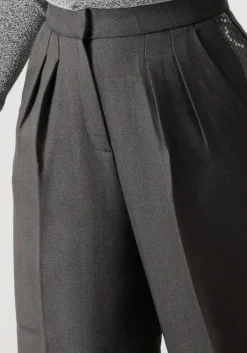 grijze aaiko pantalon saba sequins pes 356