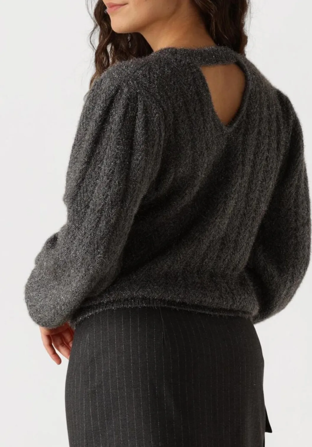 grijze aaiko trui femme pes 377