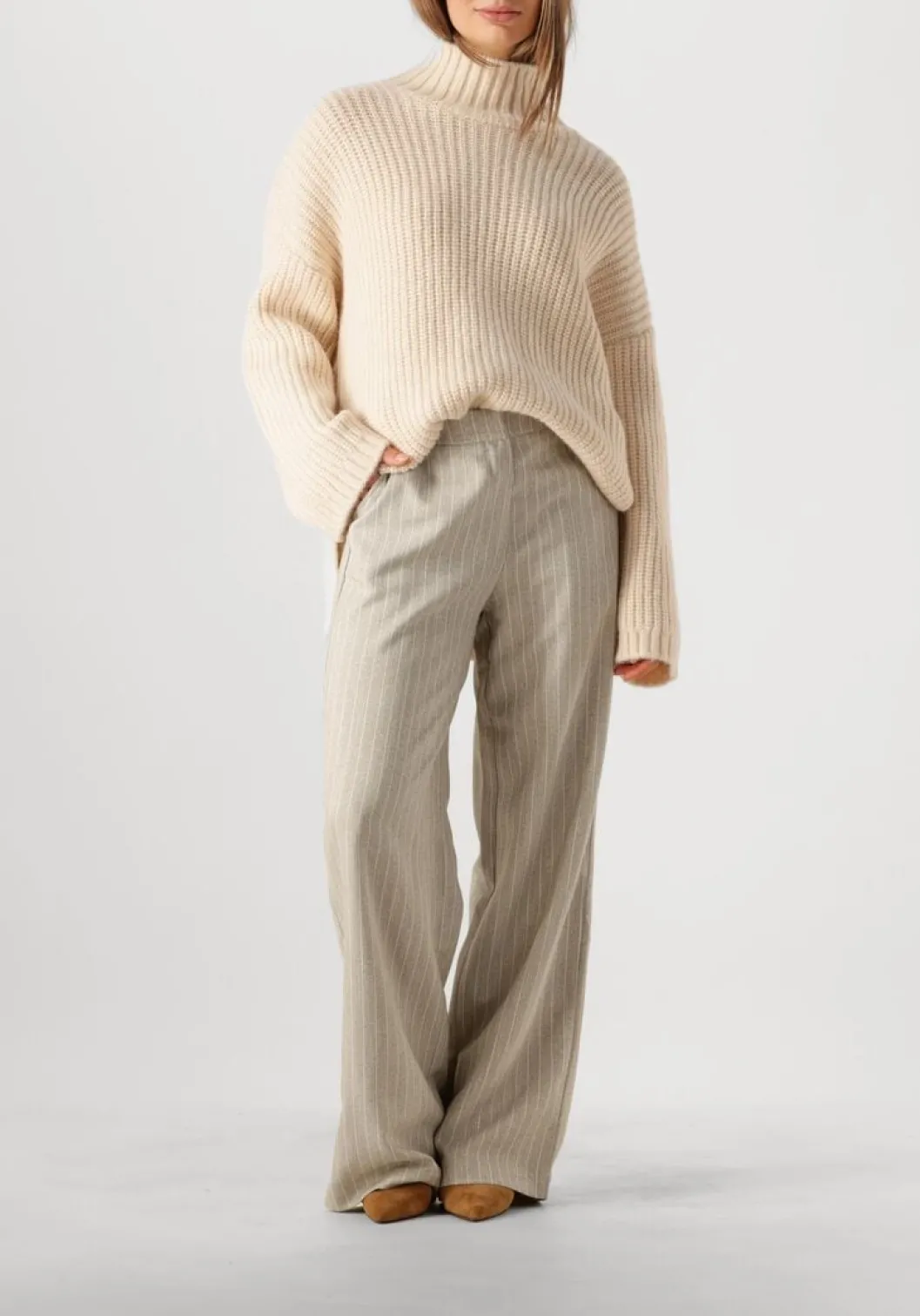 grijze aimee the label pantalon edwin