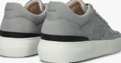 grijze blackstone lage sneakers marble colton